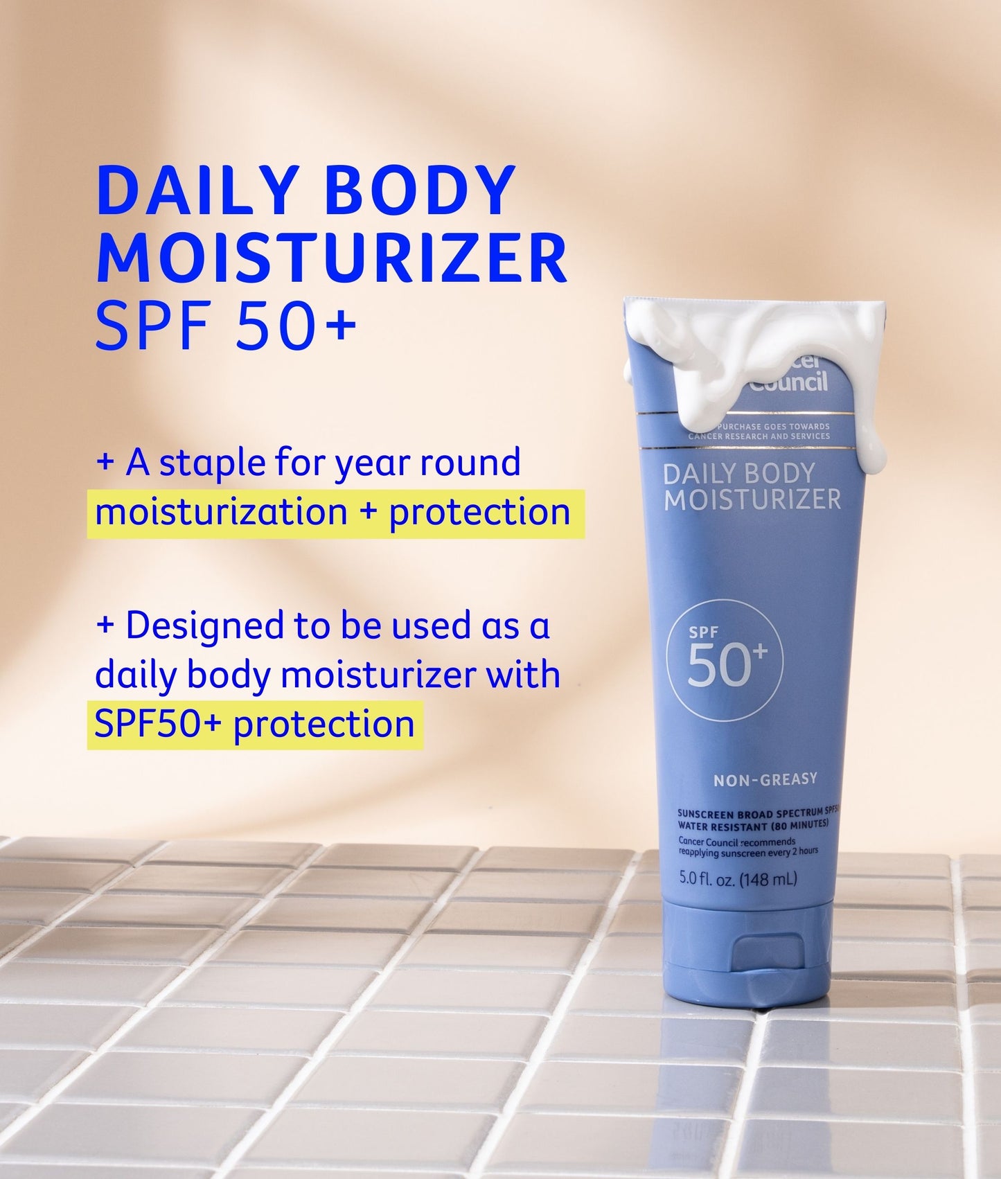 Daily Body Moisturizer SPF50+